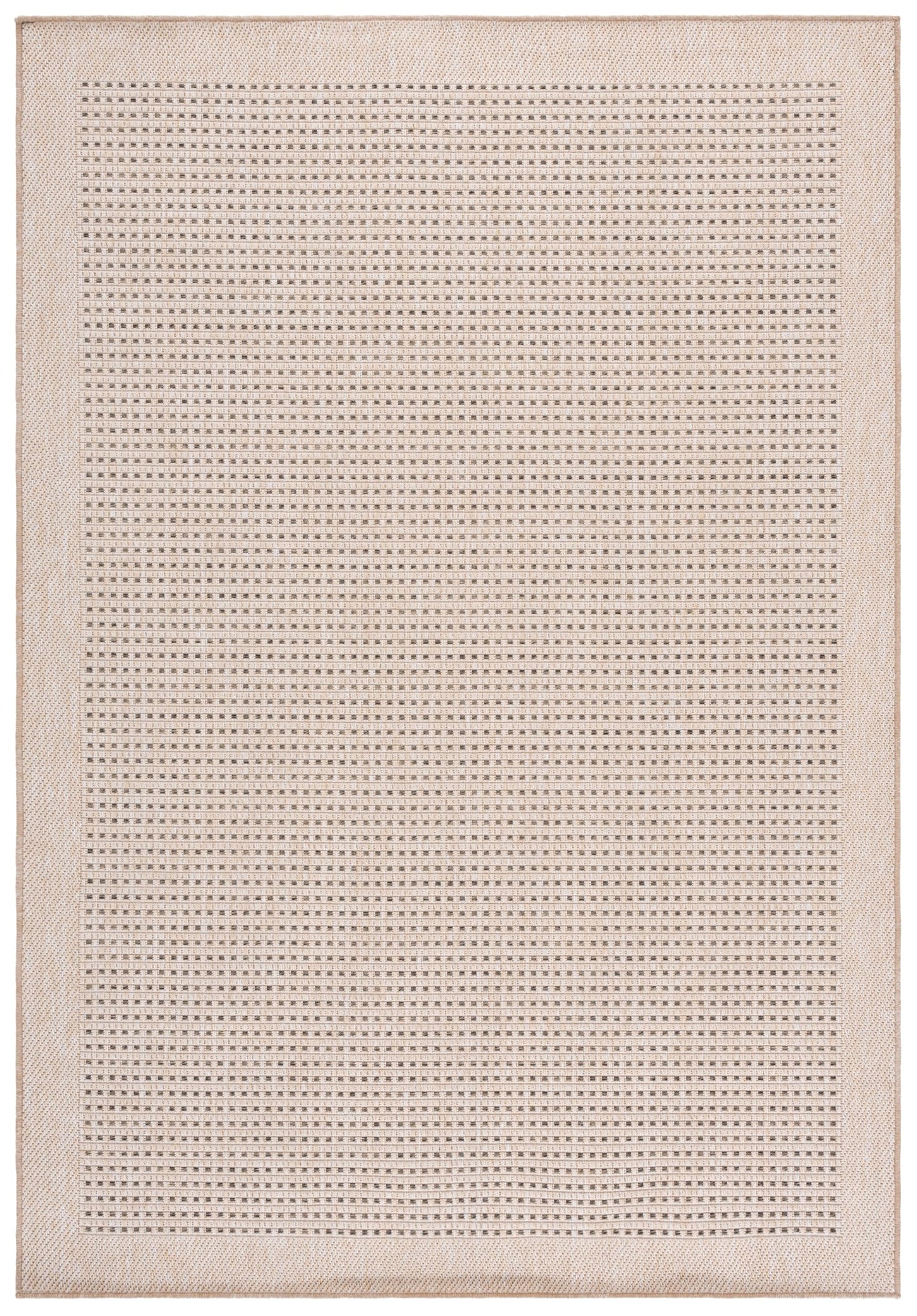 SAFAVIEH Washable Rug Outdoor Sisal Performance Collection - 5'3" x 7'6", Beige & Natural, Non-Shedding & Easy to Clean, Ideal for Patio, Backyard, Mudroom (SPF108B)