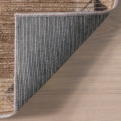 Rugs USA Fennel Light Brown, 8'10" x 12', Jute, Diamond, Soft and Cozy, High Traffic, Stain Resistant, Easy Clean, Durable, Machine Washable Area Rug for Bedroom, Living Room, Dining, Den, Foyer
