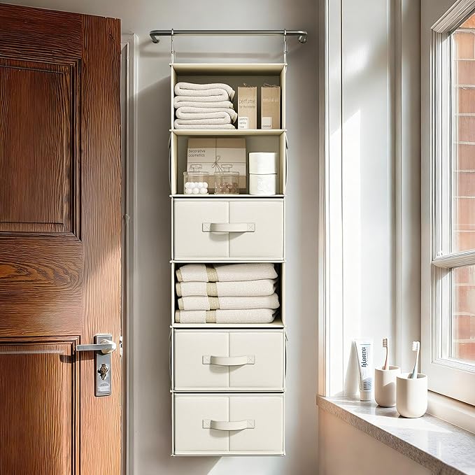 Vailando 6-Shelf Hanging Closet Organizer