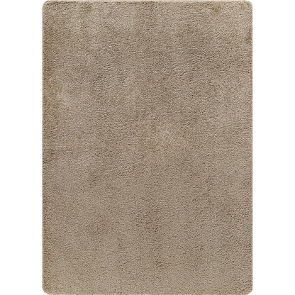 Luul Home Non Slip Solid Area Rug Beige 6x9 Rubber Back Soft Rugs for Living Room Kitchen Bedroom and Hallway Stain Resistant Washable Easy Cleaning Non Shedding Carpet Beige 6 x 9