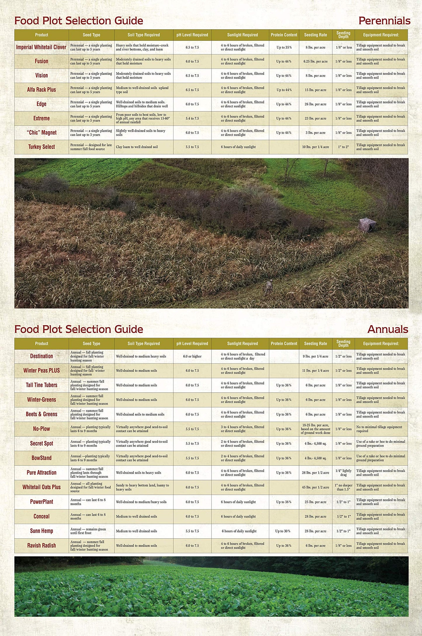Whitetail Institute Sunn Hemp Deer Food Plot Seed, Fast-Growing and Establishes Rapidly, Great for Erosion Control, Soil Improvement and as a Cover Crop, 7 lbs (.25 Acre)