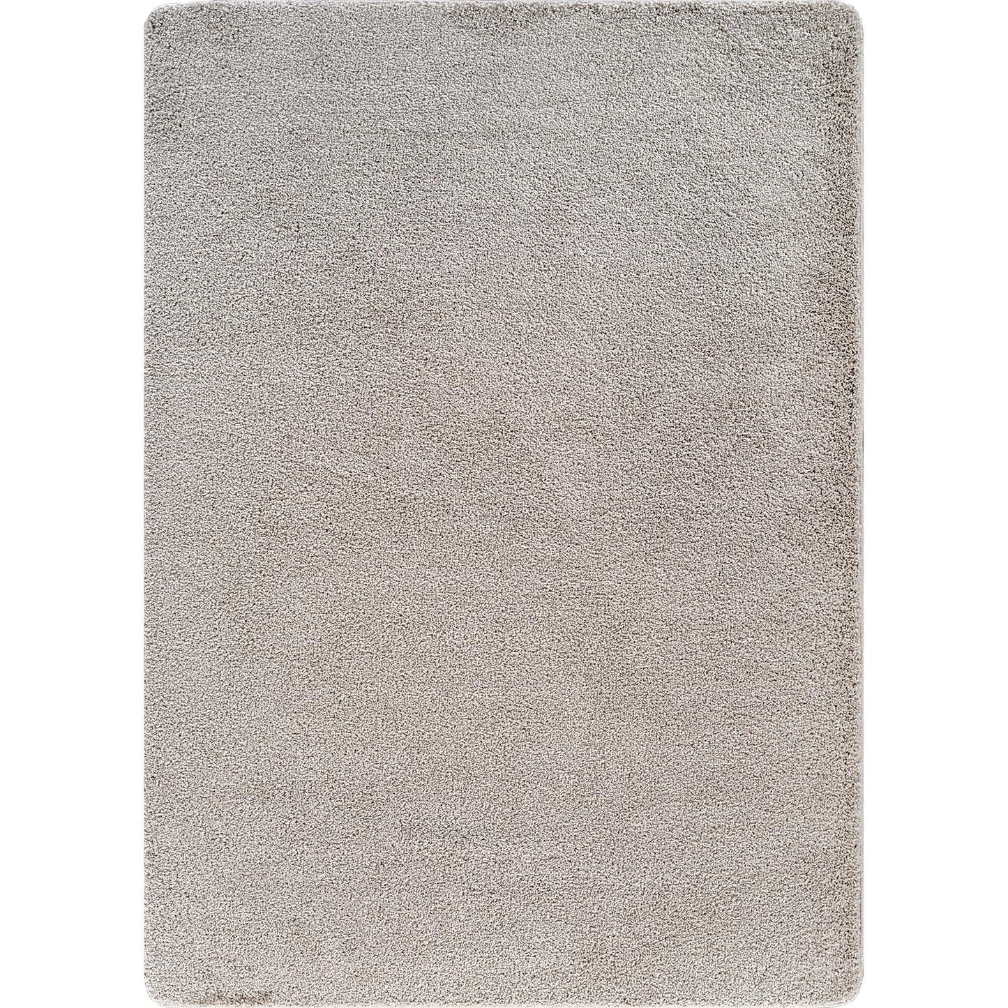 Luul Home Non Slip Solid Area Rug Gray 5x7 Rubber Back Soft Rugs for Living Room Kitchen Bedroom and Hallway Stain Resistant Washable Easy Cleaning Non Shedding Carpet Gray 5 x 7