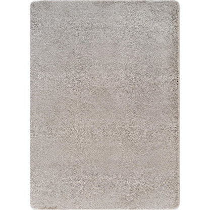 Luul Home Non Slip Solid Area Rug Gray 5x7 Rubber Back Soft Rugs for Living Room Kitchen Bedroom and Hallway Stain Resistant Washable Easy Cleaning Non Shedding Carpet Gray 5 x 7