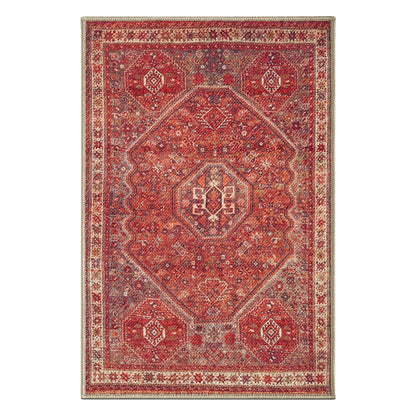 Keen Home Design 2x3 Rug - Machine Washable Entry Rug with Non-Slip Backing, Ideal for Enteryway, Kitchen, Bathroom, Laundry Room - Vintage, Easy Clean, Durable, Low Pile Rug - (2' x 3')