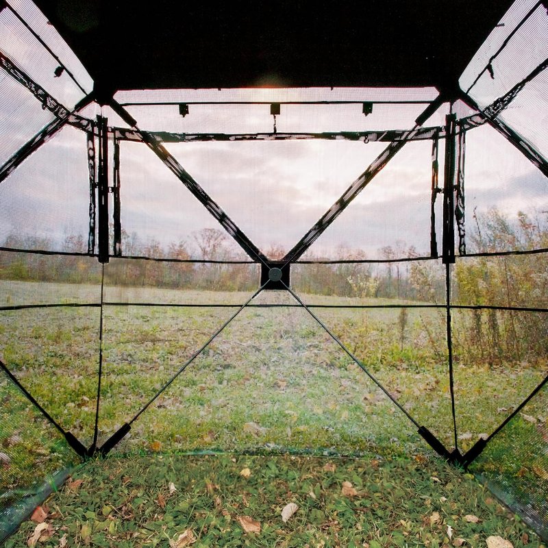 Barronett Blinds® Insight See-Through Hunting Blind - Silent Shooting Windows, 71” x 71” x 68”