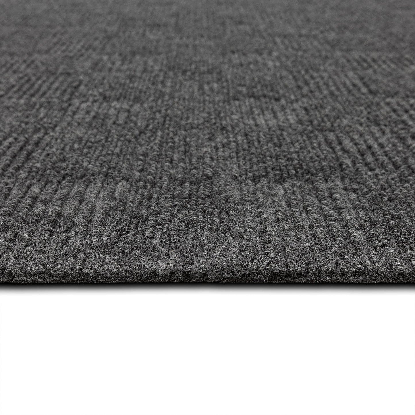 Mohawk Home 24" x 24" Indoor/Outdoor 0.25" Pile Height, Peel and Stick Carpet Tile, Grey Polyester, (15 Tiles) (60 sqft/Box)