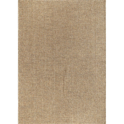 Luul Home Easy Jute Rugs 9x12 Natural Color Living Room Indoor Outdoor Area Rug for Patio Farmhouse and Kitchen Rug High Traffic Easy to Clean Washable Solid Boho Woven Design Outside Carpet (9 x 12)