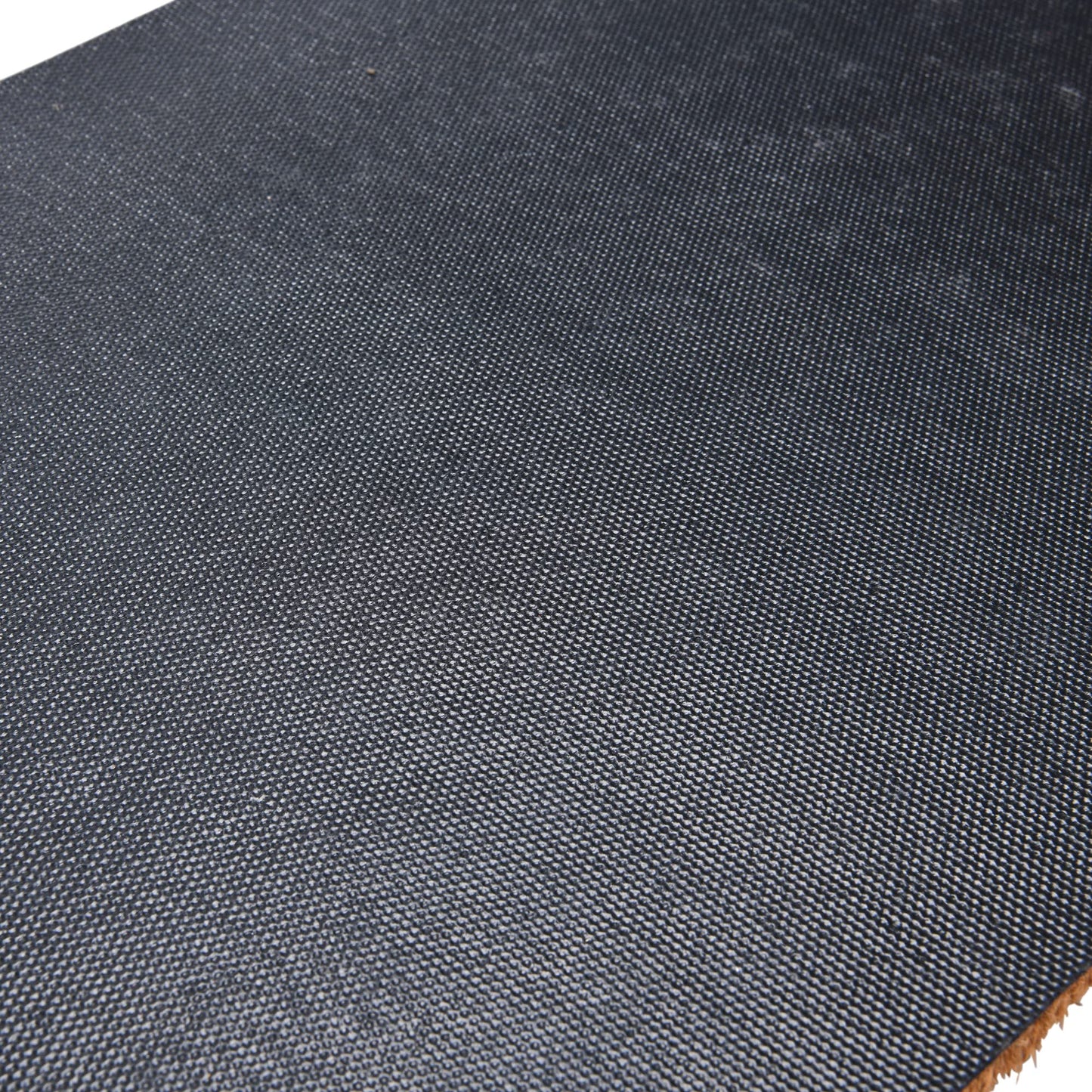 Main + Mesa Geometric Coir Doormat with Non-Slip PVC Backing, Curved Geo