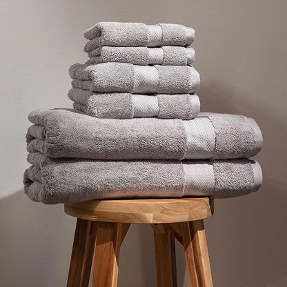 Fabdreams 100% Organic Cotton Bath Towel Set of 6 700 GSM Hotel Premium Plush