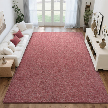 Tepook Soft Rugs for Living Room Bedroom, 6x9 Red and White Modern Washable Non-Slip Area Rug, Indoor Memory Foam Carpets for Boys Girls Room Home Decor