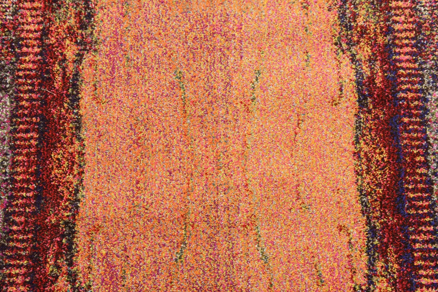 Unique Loom Estrella Collection Rustic, Distressed, Modern, Abstract Area Rug (3' 3 x 5' 3 Rectangular, Orange/Black)