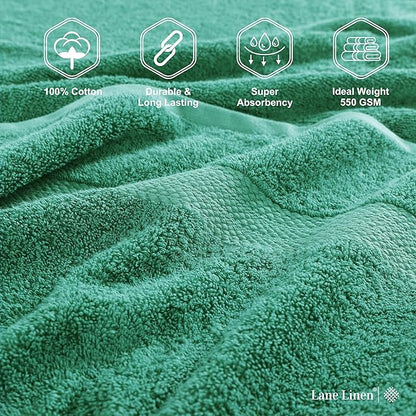 LANE LINEN Bath Towels Pack of 4
