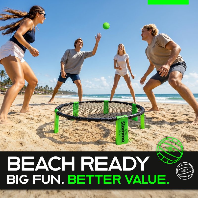 GoSports Slammo Game Set – Ultimate Lawn and Beach Game for Outdoor Fun