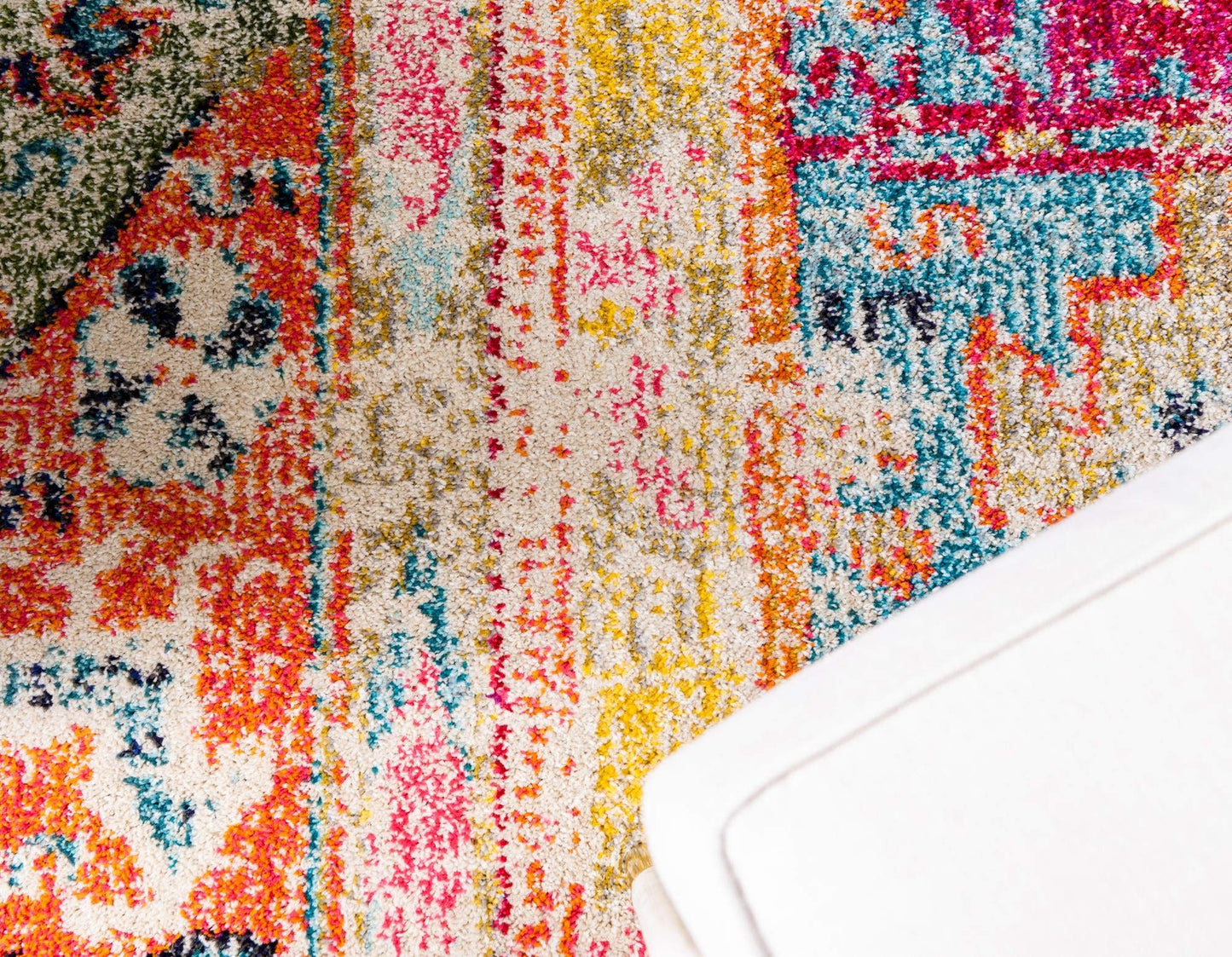Rugs.com El Paso Collection Rug – 4' x 6' Multi Medium Rug Perfect for Living Rooms, Large Dining Rooms, Open Floorplans