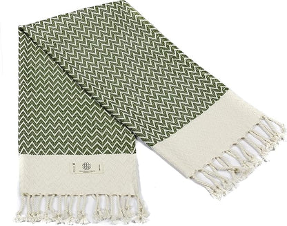 Madamelique Exclusive Hand Towels Set of 2-18 x 40 Inches