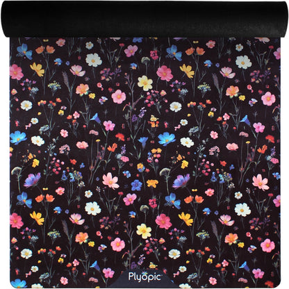Plyopic. All In One Yoga Mat | Luxury Sweat-Grip Mat/Towel Combo | Ideal for Yoga, Hot Yoga, Bikram, Pilates, Workout & Exercise | Eco-Friendly Natural Rubber