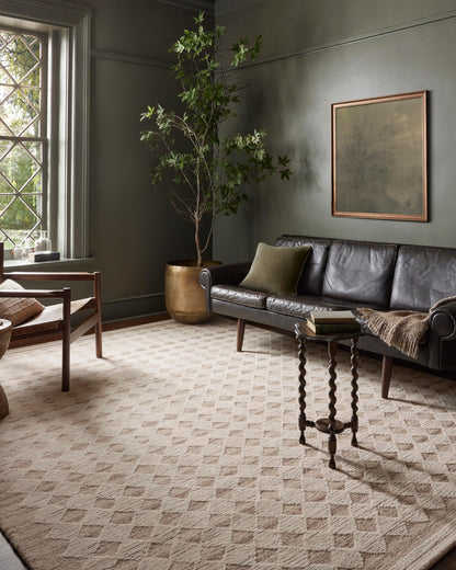 Loloi Magnolia Home by Joanna Gaines Rae Collection RAE-04 Natural/Ivory 5'-0" x 7'-6" Area Rug