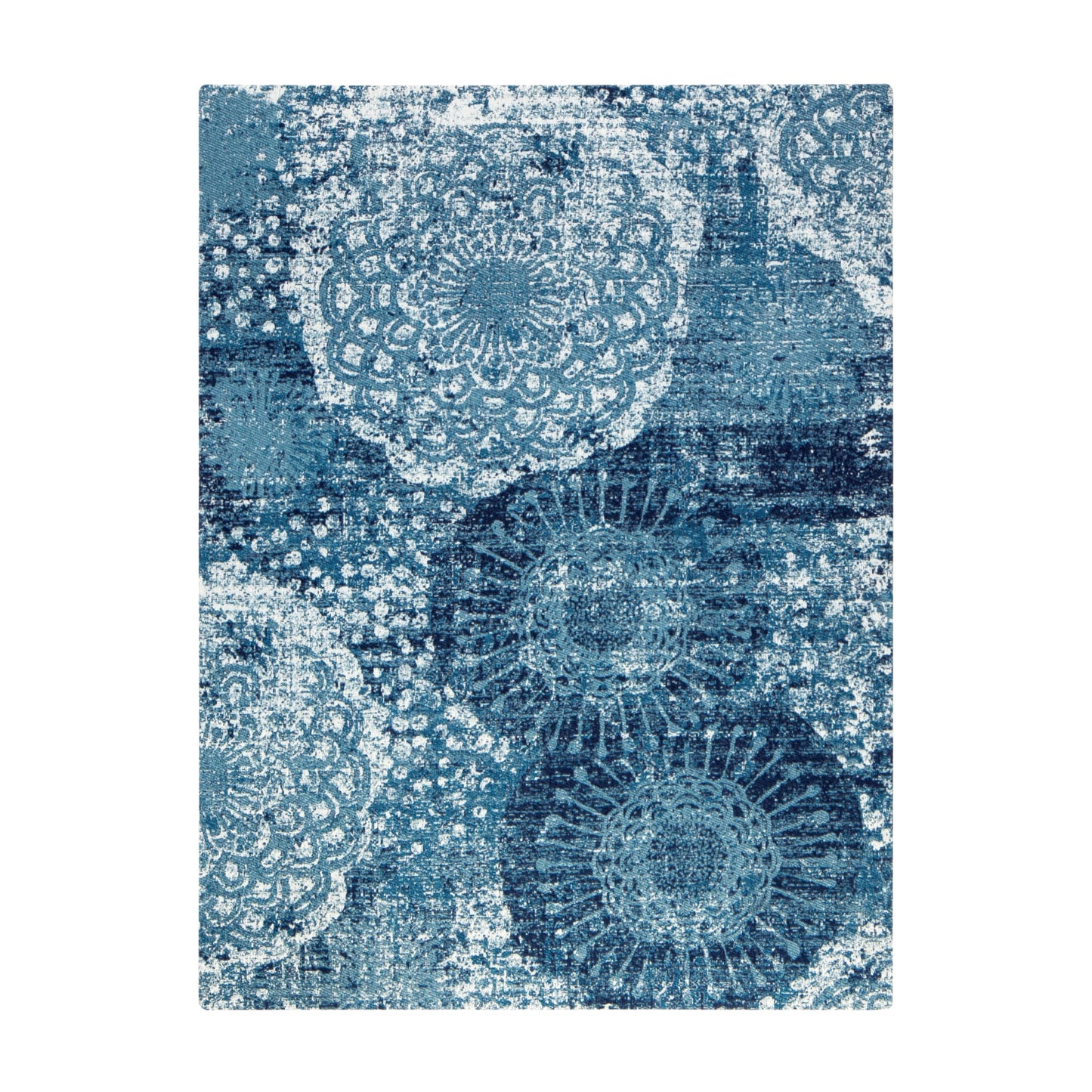 Anji Mountain Rug'd Office Chair Mat for Carpet & Hardwood Floor - Jacquard Woven, Anti-Slip Backing, Low Pile, Floor Protector Desk Chair Mat, Office Rugs for Rolling Chairs (Maldives - 36" x 48")