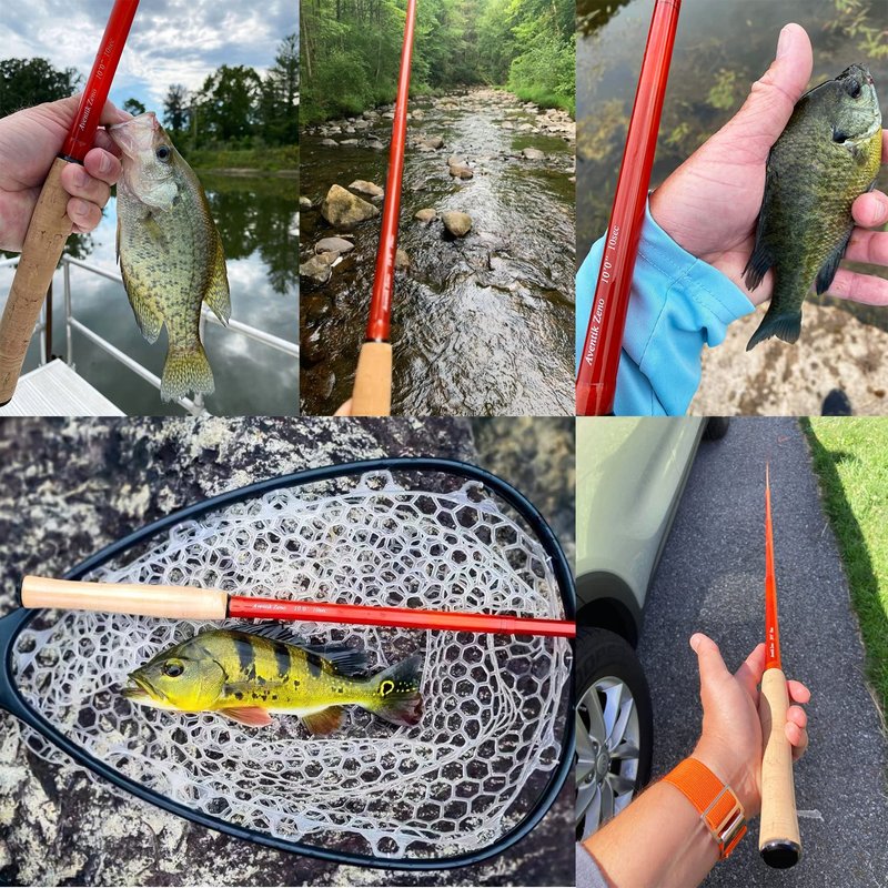 Aventik Zeno S2-Glass Tenkara Rod(10'0'' 10Sec, Shamrock Green)