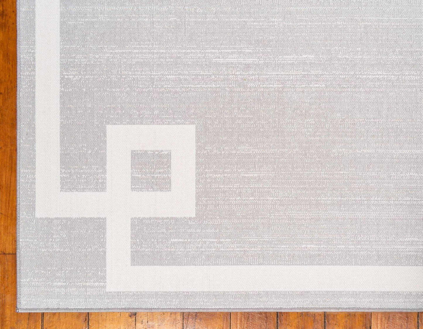 Unique Loom Uptown Collection Area Rug - Lenox Hill (8' x 10' Rectangle, Gray/ Ivory)