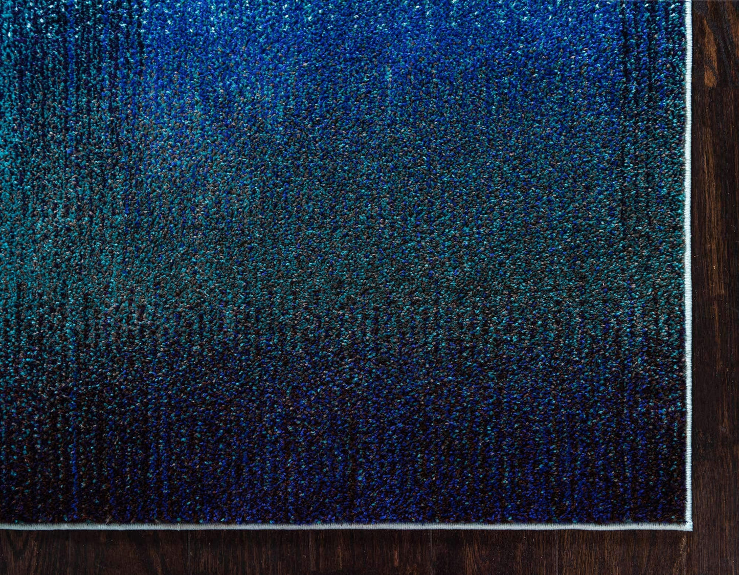 Unique Loom Estrella Collection Distressed, Gradient, Dark Colors, Abstract, Modern Area Rug (5' 0 x 8' 0 Rectangular, Blue/Beige)