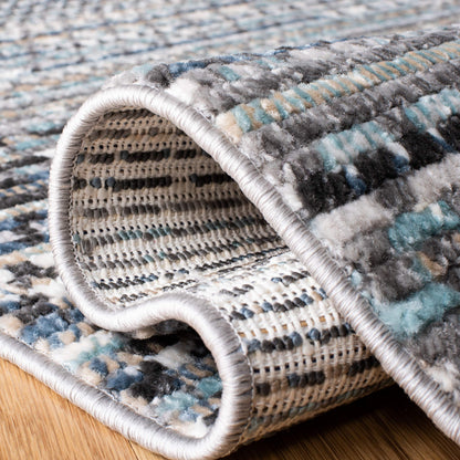 SAFAVIEH Sedona Collection Runner Rug - 2' x 8', Dark Grey & Ivory, Moroccan Boho Tribal Design, Non-Shedding & Easy Care, Ideal for High Traffic Areas in Living Room, Bedroom (SED819F)