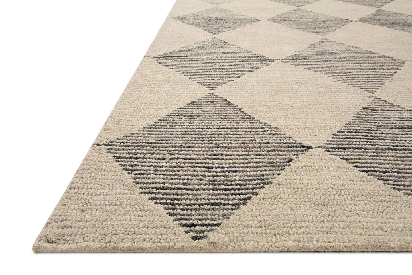 Loloi Chris Loves Julia Francis Collection FRA-01 Beige/Charcoal 7'-9" x 9'-9" Area Rug