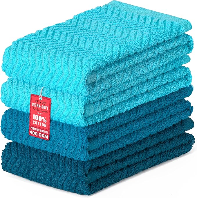 DecorRack 100% Cotton Kitchen Towels