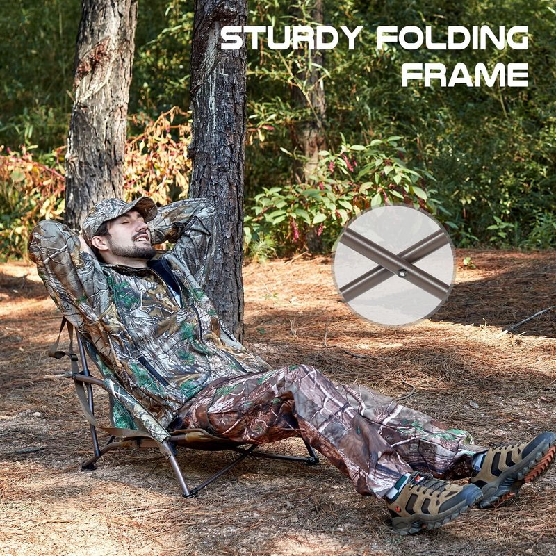 TR Low Camping Chair,Turkey Chairs for Hunting Lightweight Heavy Duty