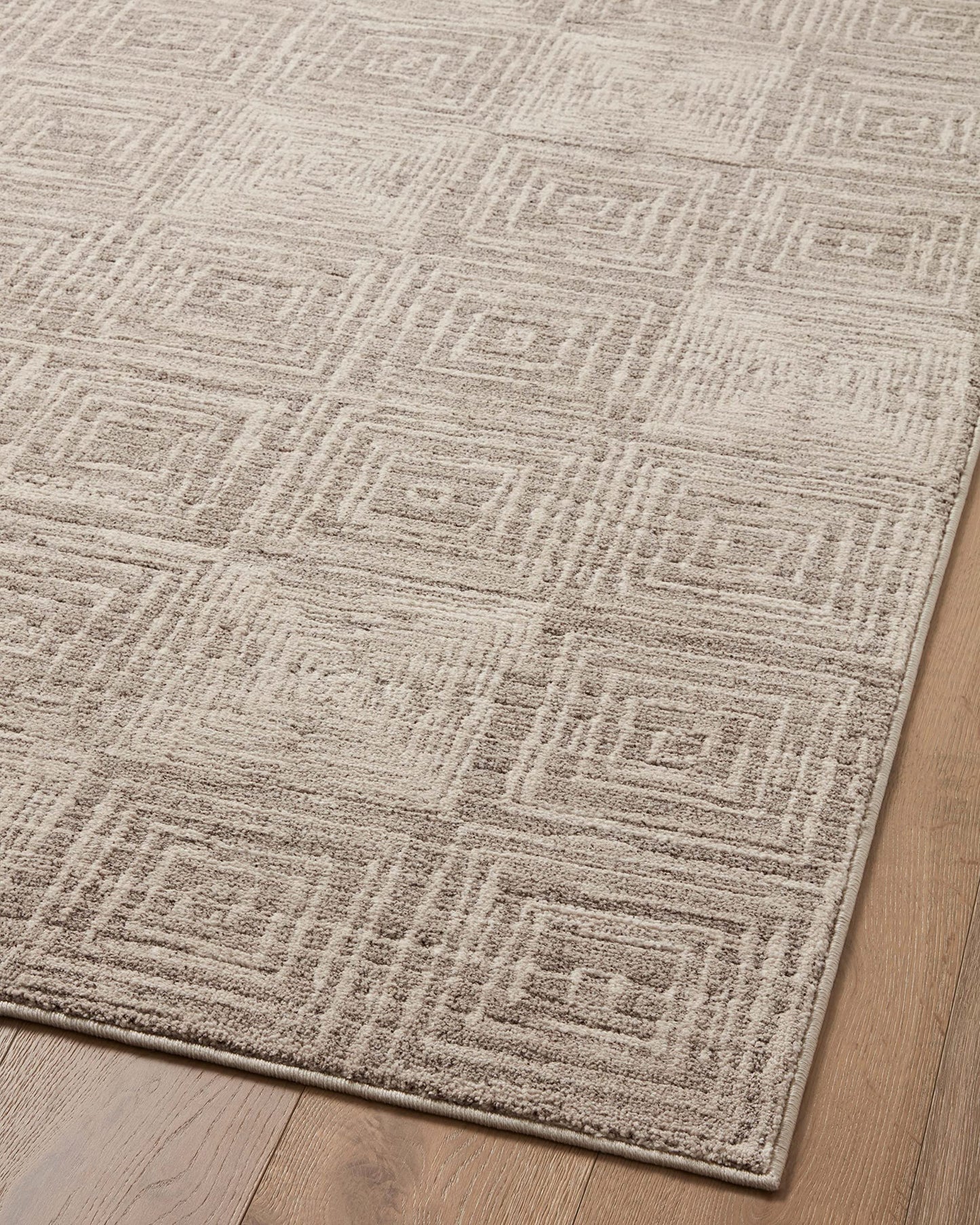 Loloi Darby Collection DAR-05 Beige/Grey 6'-7" x 9'-3" Area Rug