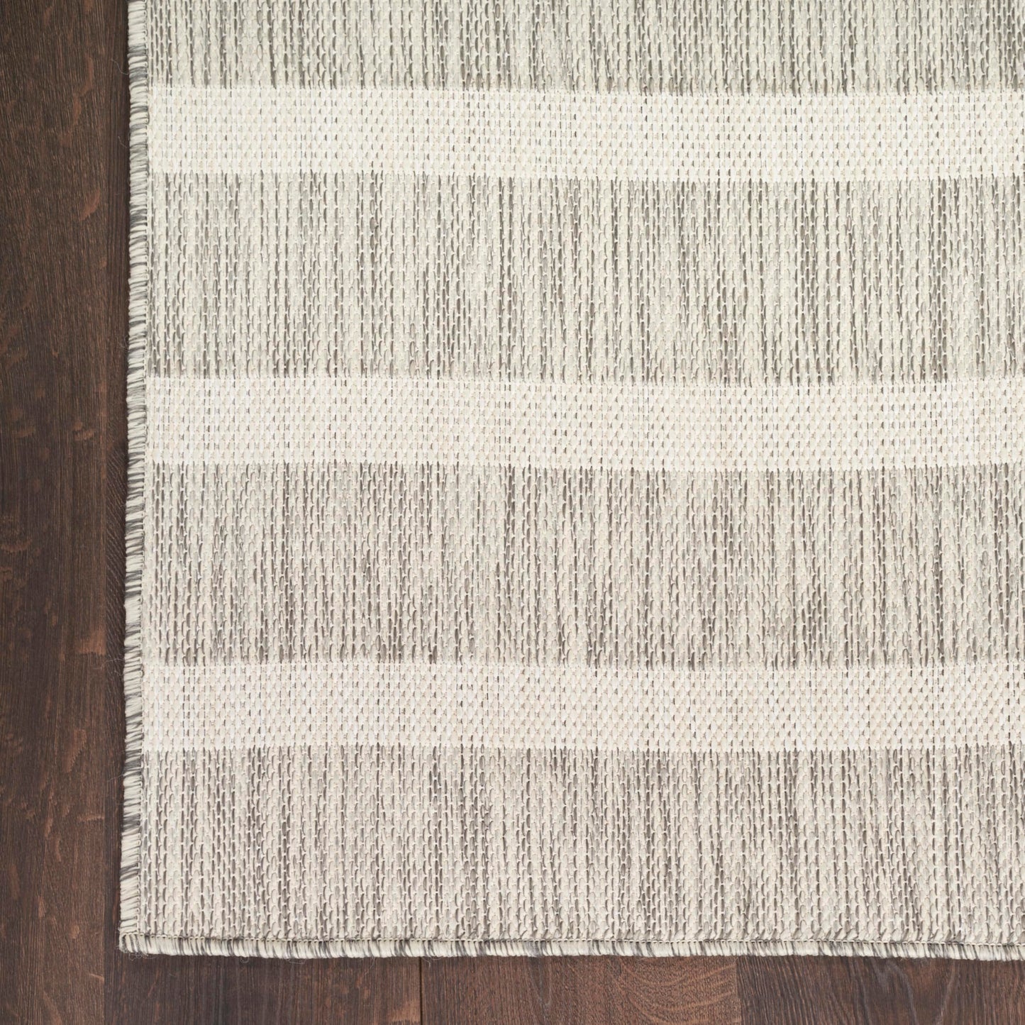 Nourison Home Positano Grey Ivory 7' x 10' Area Rug - Easy Clean, Non Shedding, Bed Room, Living Room, Dining Room, Kitchen (7' x 10')
