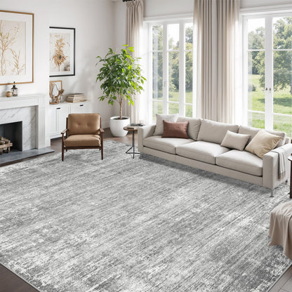 zesthome 8x10 Area Rugs for Living Room, Non-Slip Backing Washable Rug, Modern Abstract Area Rug, Stain Resistant Rugs for Bedroom, Ultra-Thin Large Area Rugs, Area Rug 8x10