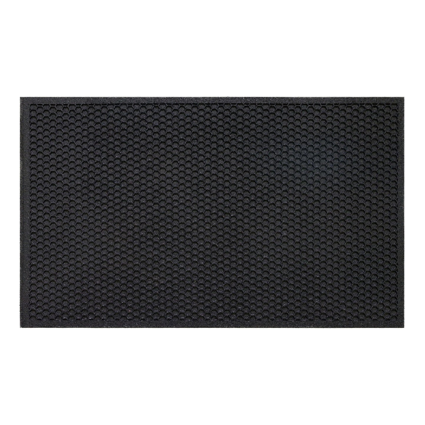 Mohawk Home Indoor Outdoor 1' 6" x 2' 6" Heavy Duty Rubber Floor Mat Anti Slip Restaurant Kitchen for Garage Garden Industrial Pool Entrance Bar Wet Area