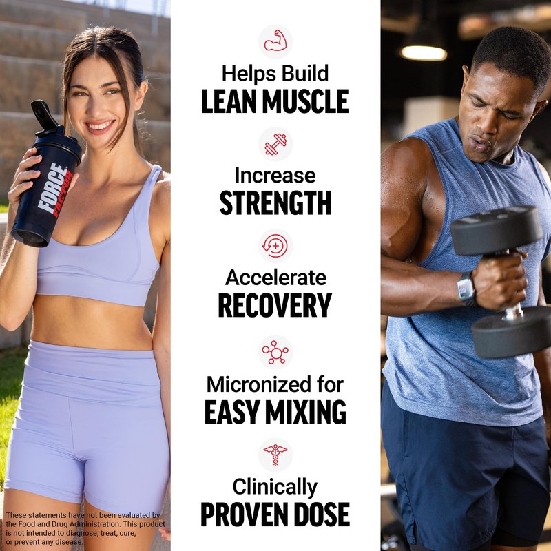 Force Factor Creatine Monohydrate Gummies, NSF Certified, 5g Dose for Men & Women to Support Muscle, Strength, Recovery, Cognitive Health & Memory, Packaging May Vary, Blue Raspberry, 150 Gummies