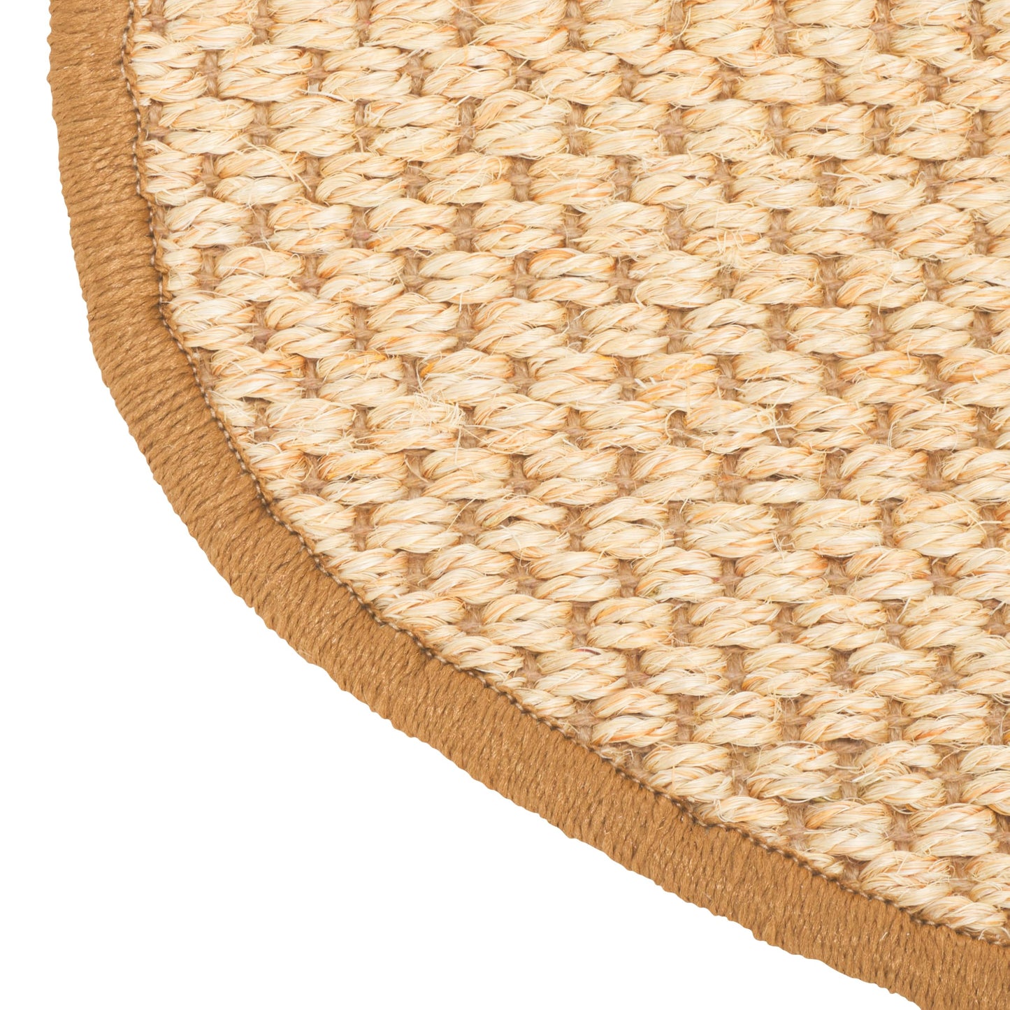 SAFAVIEH Stair Treads - Set of 3, 1' x 2'2" Non-Slip Indoor Accent Rugs, Handmade Sisal Natural Fiber, Durable & Decorative for Staircases (STT104A-SET3)