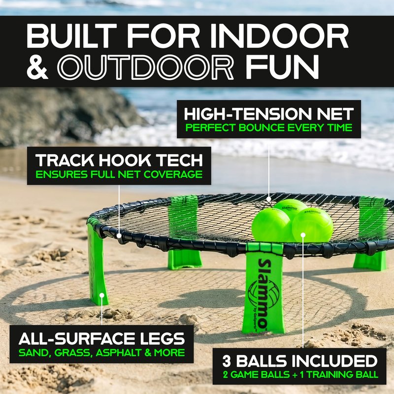 GoSports Slammo Game Set – Ultimate Lawn and Beach Game for Outdoor Fun