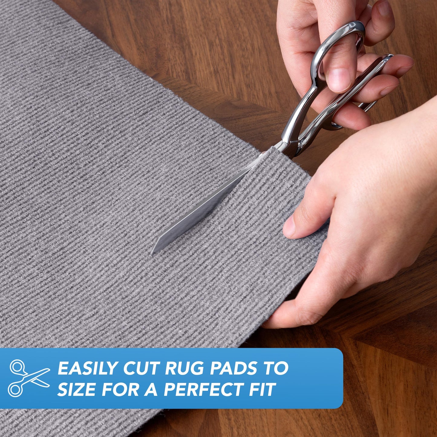 Arkwright 8' x 10' Non Slip Area Rug Pads with Max Grip Tech - Low Profile, Multi-Layered Carpet Under Padding for Indoor Hardwood Floors & Outdoor
