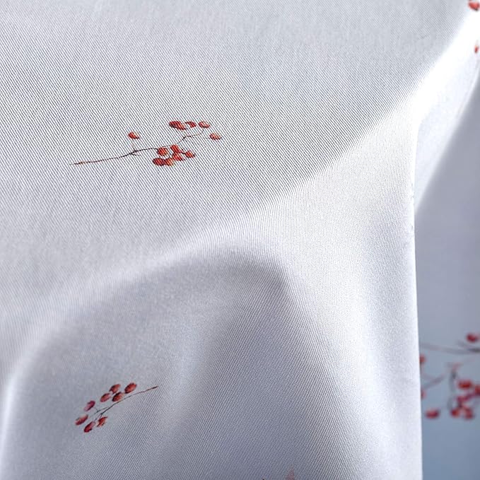Maison d' Hermine Table Cloth Round Table 100% Cotton 69 Inches Fall Tablecloth Reusable Everyday Use for Thanksgiving Christmas Decorations Dining Farmhouse Party (Fairy Tale Forest)