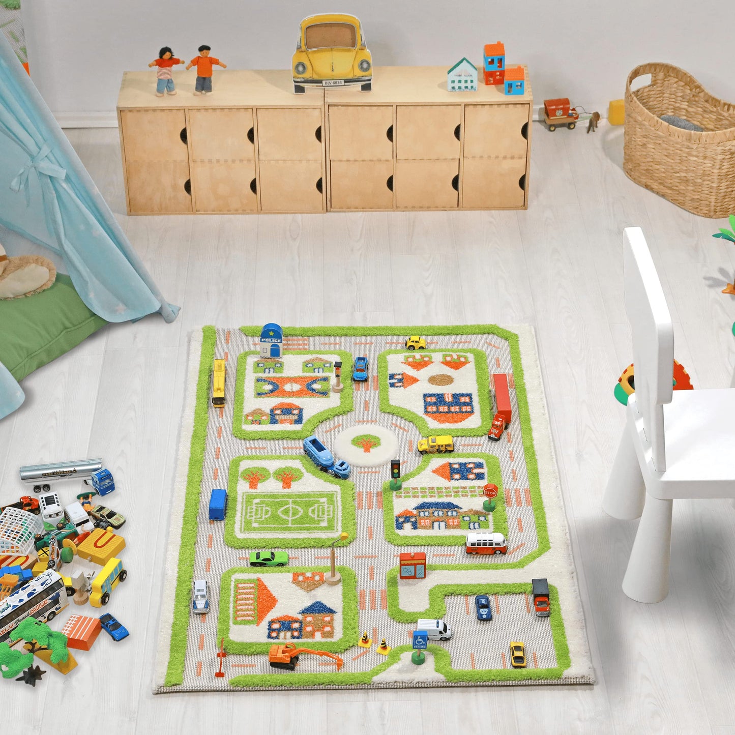 IVI Traffic Collection (Traffic Green, (Small) 44.5" L x 31.5" W)