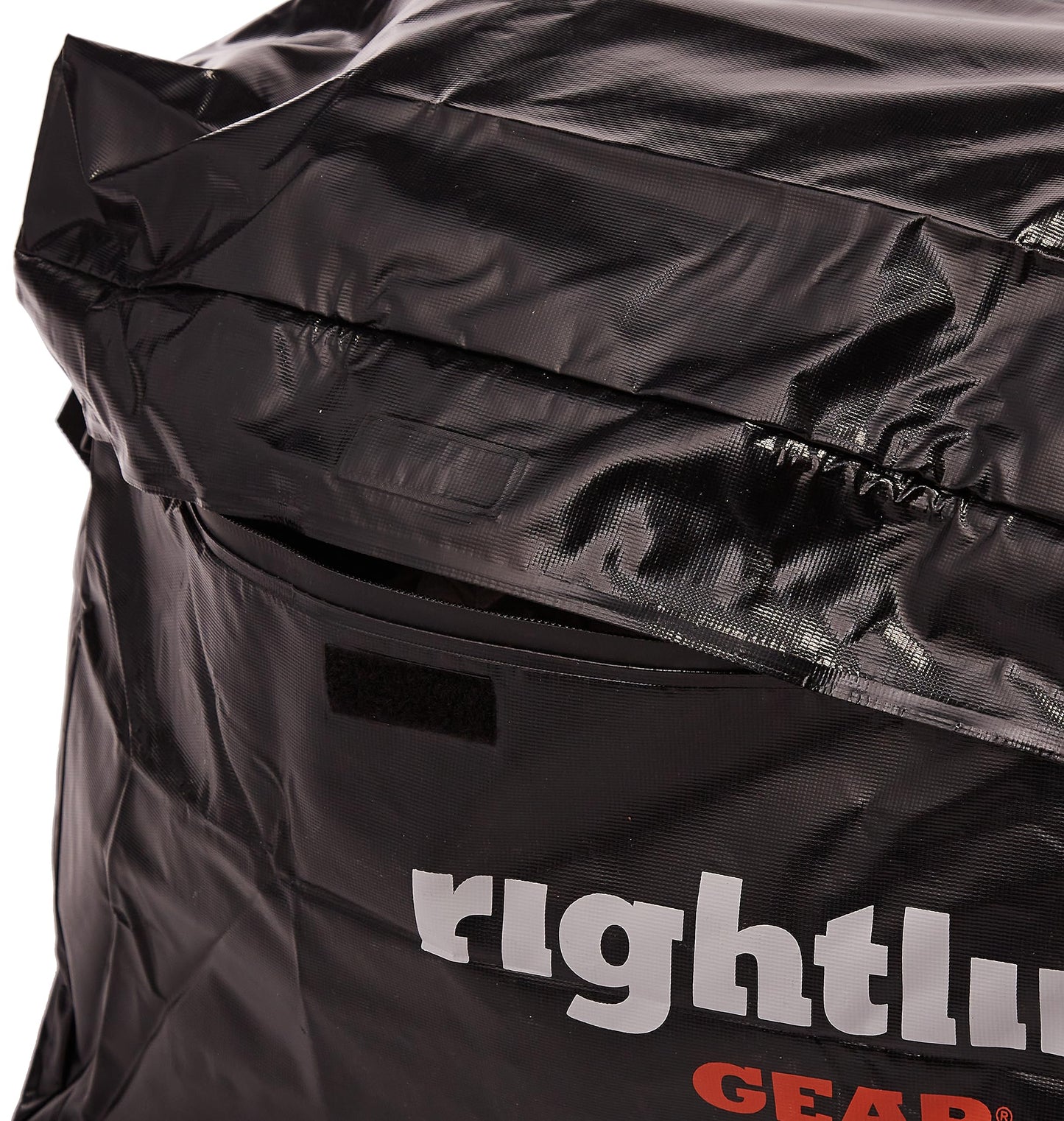 Rightline Gear Ace 2 Weatherproof Rooftop Cargo Carrier for Top of Vehicle, Attaches With or Without Roof Rack, 15 Cubic Feet, Black