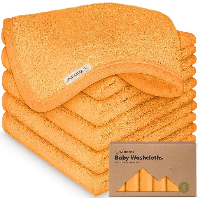 6-Pack Baby Washcloths