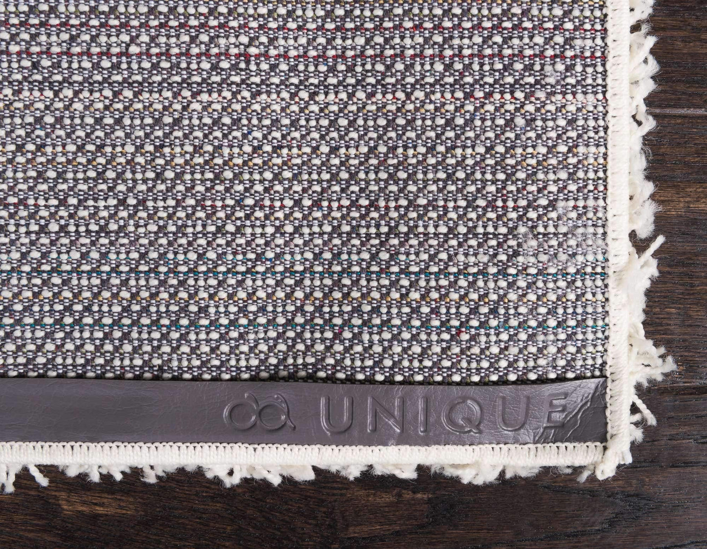 Unique Loom Solid Shag Collection Area Rug (6' 1" x 9' Rectangle, Pure Ivory)