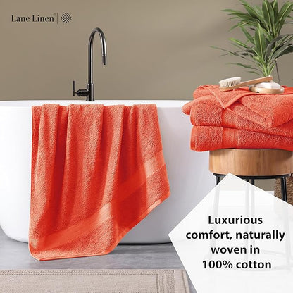 LANE LINEN 100% Ring Spun Cotton Bath Towels