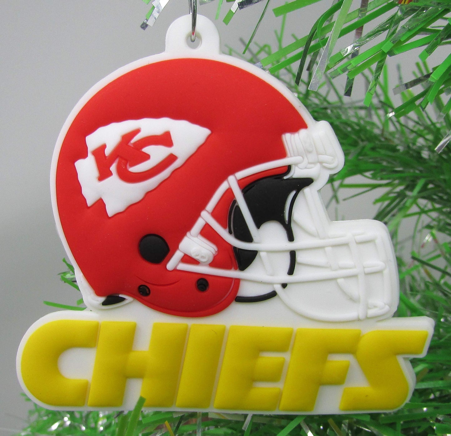 Arrowhead Patrick Mahomes Football Team 6 Piece Christmas Ornament Set (Unique Shatterproof Design)
