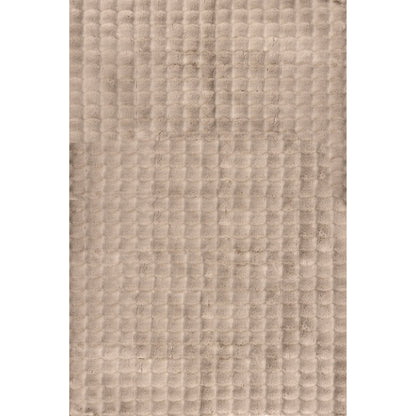 nuLOOM 5' x 8' Cozy Plush Area Rug, Machine Washable, Non-Slip, Soft Fluffy Shag Carpet for Living Room Bedroom Kids Room Nursery Home Decor, Jeni Taupe