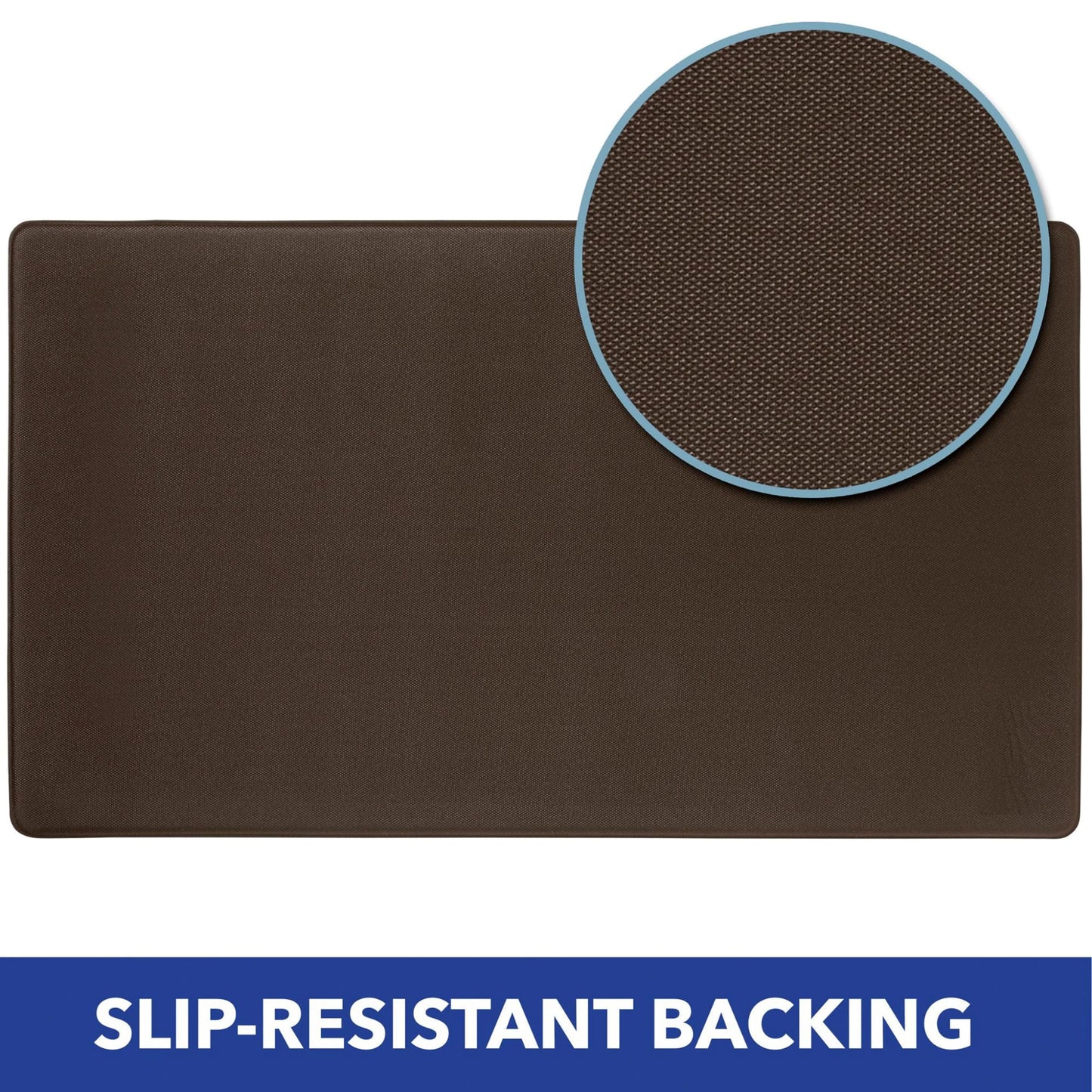 Cozy Living Anti-Fatigue Kitchen Mat, Farmhouse Buffalo Check 17.5"x55"