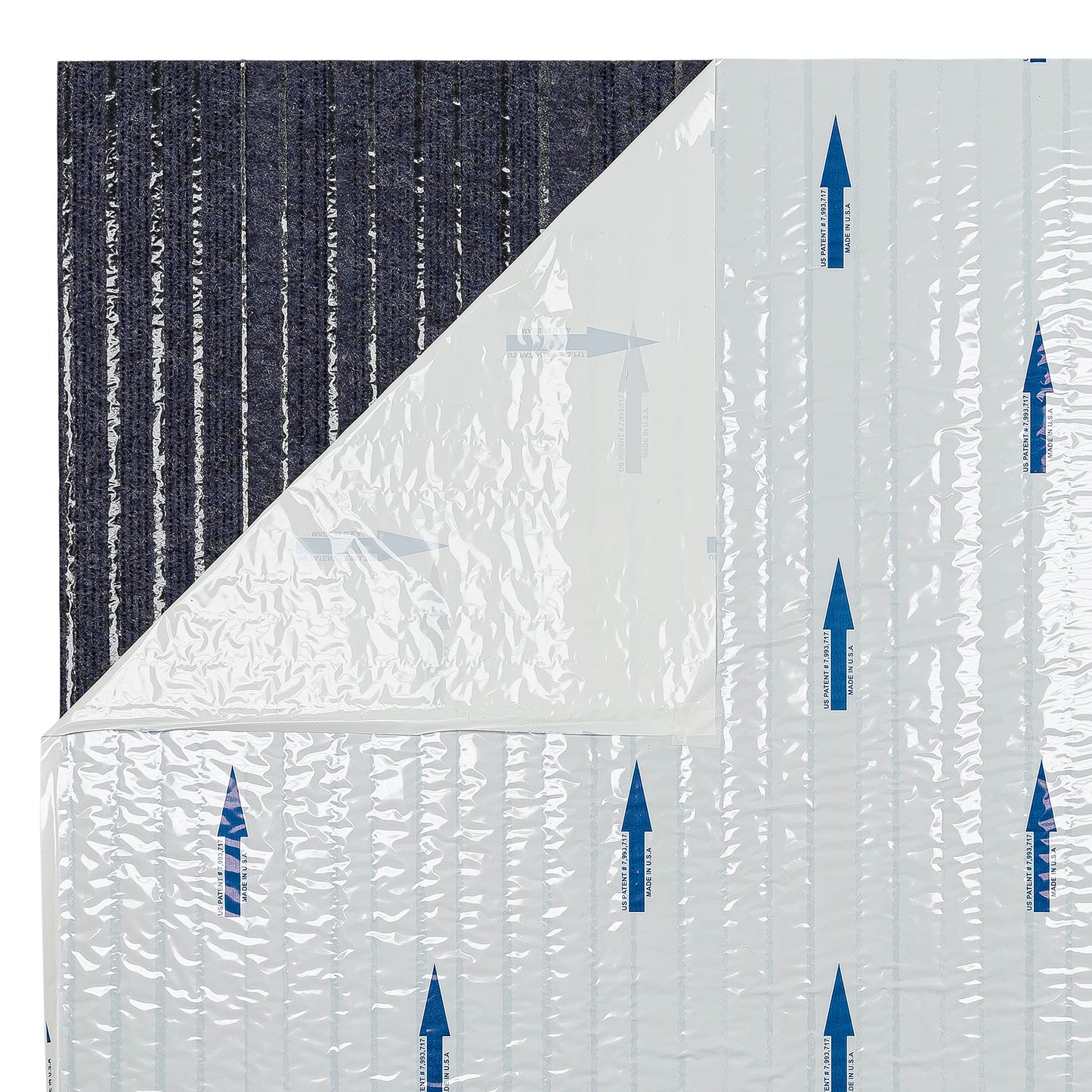 Mohawk Home 24" x 24" Indoor/Outdoor 0.25" Pile Height, Peel and Stick Carpet Tile, Blue Polyester, (15 Tiles) (60 sqft/Box)