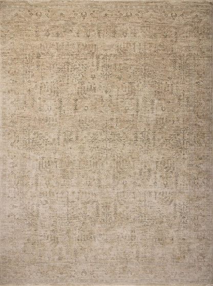 Loloi Magnolia Home by Joanna Gaines Junie Collection JUE-02 Oatmeal/Smoke 11'-6" x 15'-7", .38" Pile Height, Area Rug