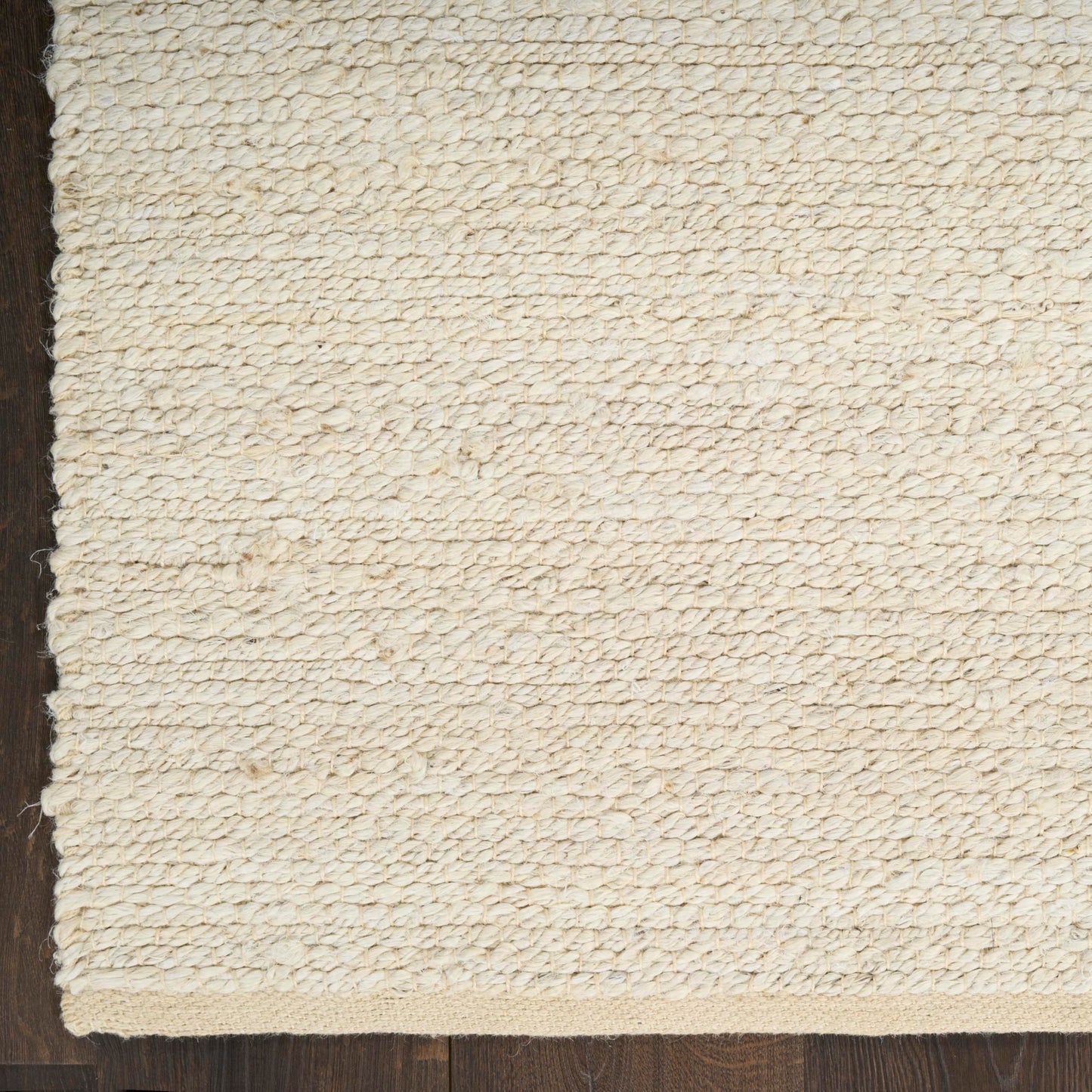Nourison Home Natural Jute Ivory 5' x 7' Area Rug - Easy Clean, Non Shedding, Bed Room, Living Room, Dining Room, Kitchen (5' x 7')