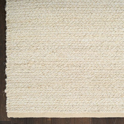 Nourison Home Natural Jute Ivory 5' x 7' Area Rug - Easy Clean, Non Shedding, Bed Room, Living Room, Dining Room, Kitchen (5' x 7')
